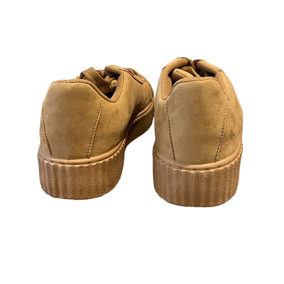 ‼️$7‼️H2K Hannah Suede Platform Sneakers Tan NWB - Picture 5 of 9